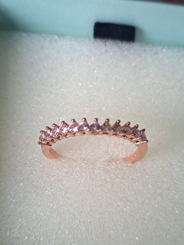 Bandring mit funkelnden - , rosa