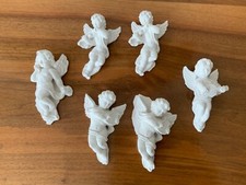 DIY 6 Gips Keramin musizierende Engel Putten  zum Bemalen Basteln