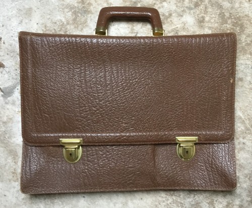 50er jahre ledertasche - jahre,