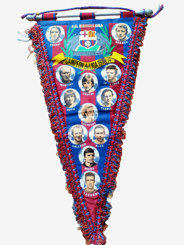 Wimpel barcelona zeigt den - barcelona,