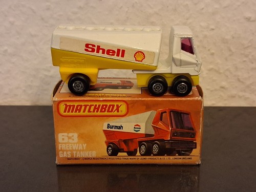 Matchbox freeway gas - freeway, tanker