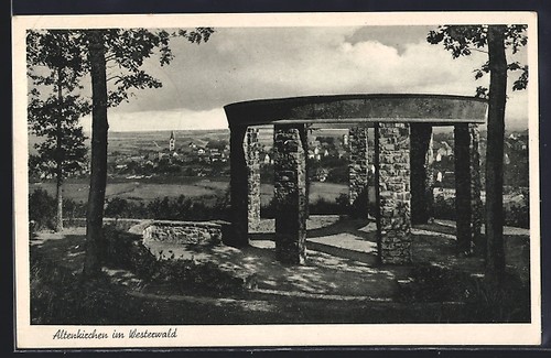 Ansichtskarte altenkirchen - ansichtskarte,