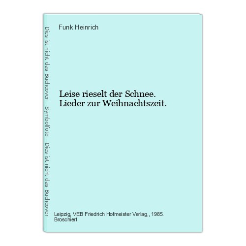 Leise rieselt der schnee - leise,