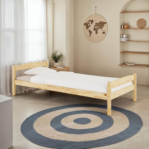 Massivholzbett einzelbett bett - massivholzbett,