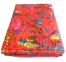 Floral Printed Handmade Quilt