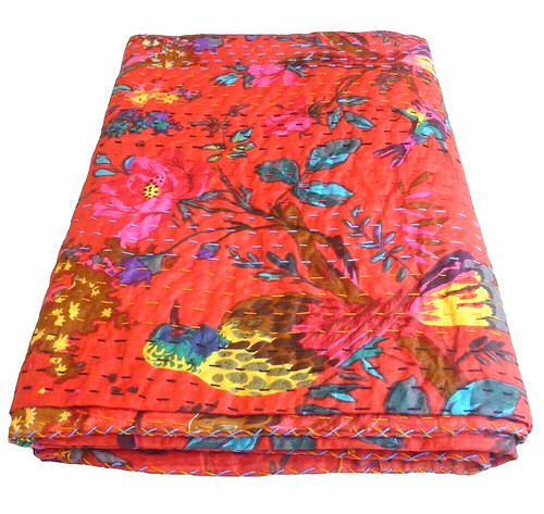 Floral printed handmade - floral, quilt