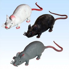 3 weiche Stretch Ratten aus
