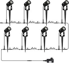 8er Außen Gartenstrahler Set