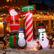 Aufblasbarer Weihnachtsmann