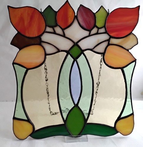 Tiffany fensterbild herbstlaub - tiffany,