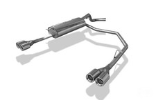 FOX Racing Sportauspuffanlage VW Bora 1J, Bj. 1998-2005, Endrohr rund 2x76 re/li