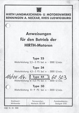 Hirth Einachser 2-Takt Motoren
