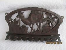 Antikes Holzregal Pfeifenregal zum einklappen für 9 Pfeifen handgefertigt Unikat