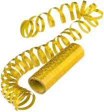 Holografische Party Deko Gold