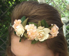 Oktoberfest Haarkranz Blumenkranz Haarschmuck zu Dirndl Tracht Wiesn Blumenkrone