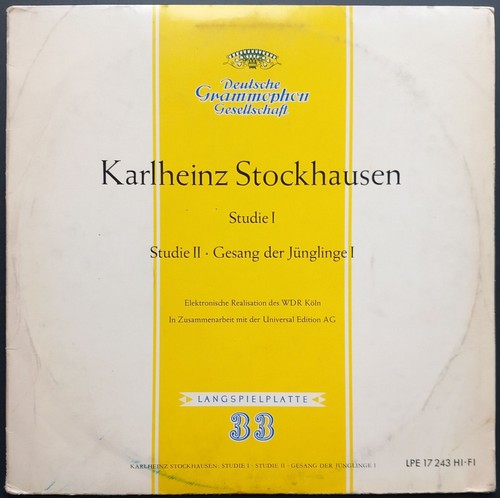 Stockhausen studie ii - studie,