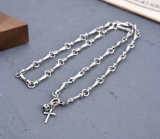 B21 Kette Knochen Kreuz