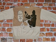 *ICEBERG VINTAGE PULLOVER*WILE E. COYOTE*WARNER BROS*BEIGE*CASUAL*GR: L*TIP TOP