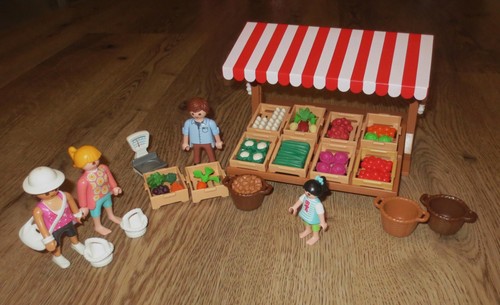 Playmobil gemüsestand mit - gemüsestand,