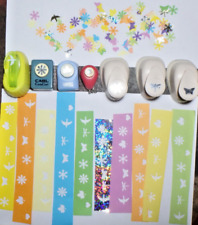 Motivlocher 7 Stück Schneeflocke Herz Blüte Schmetterling Blatt Vogel Libelle