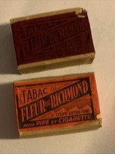 2 x ungeöffnet Tabak Packung "Fleur" Soldaten Nachlass Wehrmacht WW2