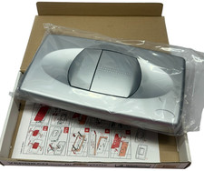 Verosan Duo Drückerplatte | WC Betätigungsplatte | Mattchrom