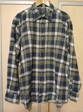 Country Club Herrenhemd ,KW45/46(XXL), langarm blau grün kariert