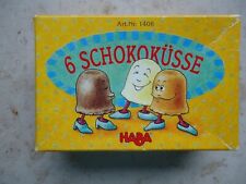 Kinder- Kaufladenzubehör - 6 Schokoküsse aus Holz - Firma Haba -gebraucht