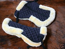 Funktionelles echt Lammfell Sattelpad Sattelkissen Springkissen, Sattelunterlage