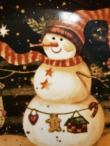 Weihnachtsteller schneemann - weihnachtsteller,