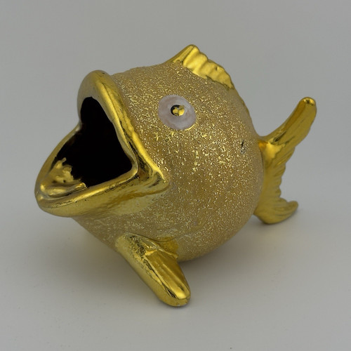 Vintage fisch aschenbecher - fisch,