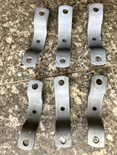 Wandhalterung Ovalrohr für Panels Weidezelte 6 Stück verzinkt gebraucht