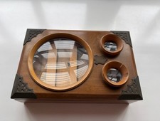 Antiker Guckkasten mit Linsen