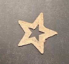 1 Sisal Stern 10cm Creme zum