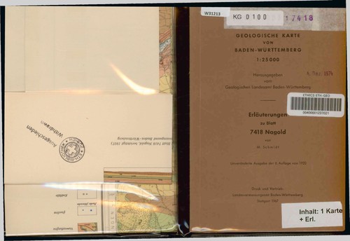 Geologische karte von - karte,