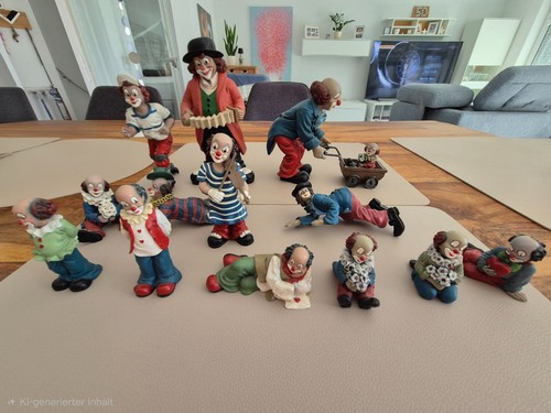Gilde clowns figuren set - clowns,