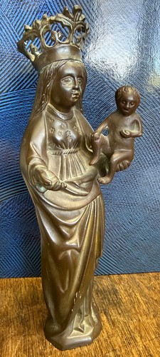 Bronze skulptur madonna mit - madonna,
