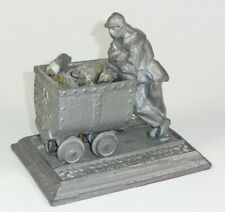 Bergbaulore mit Bergmann, Eisen, Guß, Glück auf,  "Alfelder Eisenwerke" -W685/R