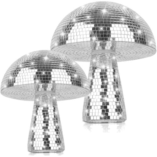 Silber pilz disco kugel - silber, pilz-disco-kugel