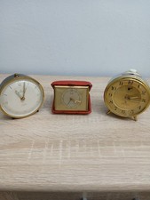 Konvolut Vintage Junghans Silentic Trivox Wecker und Kinzle Reisewecker