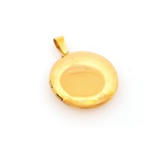 Medaillon 18k IP Gold 20 mm