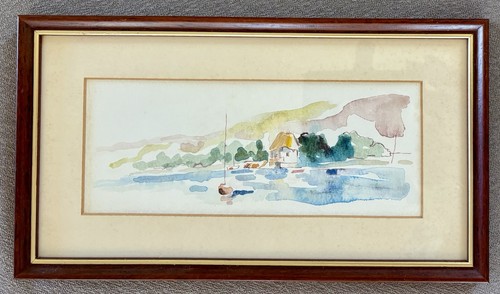 Aquarell bild unsigniert - -,