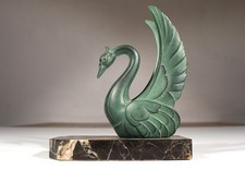 Art Deco Buchstütze Bronze