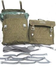 2  NVA Taschen gummiert Tragegestell  Sturmgepäcktaschen Schwalbe S50 S51 MZ DDR