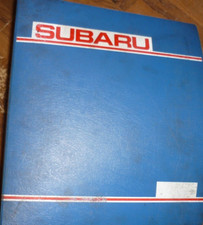 Subaru Serie J WERKSTATT HANDBUCH dicke Mappe Motor Fahrwerk 1984