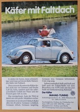 Infoblatt von MAHAG, München zum VW Käfer mit Faltdach