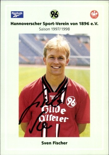 Autogrammkarte fußballer sven - fußballer,