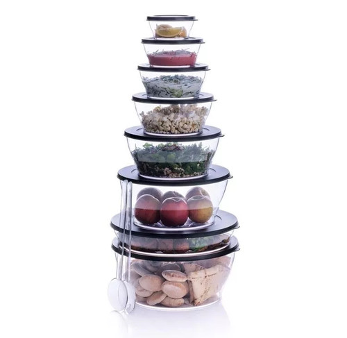Tupperware clear collection - clear,