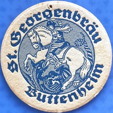Alter Bierdeckel St. Georgenbräu Buttenheim um 1940-50