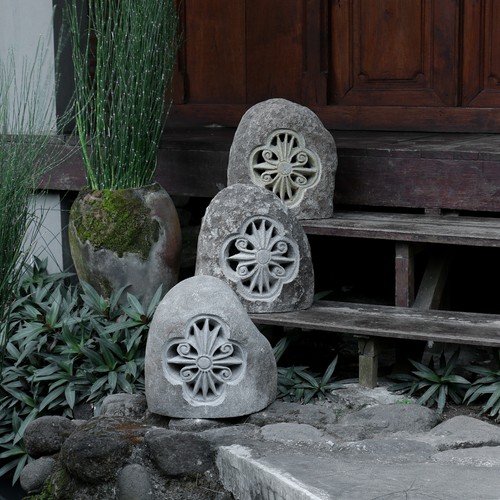 Gartenlampe stein lampe - stein,